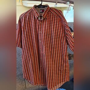 Men's Vintage Early 90's Tommy Hilfiger Button Down Shirt Size LG